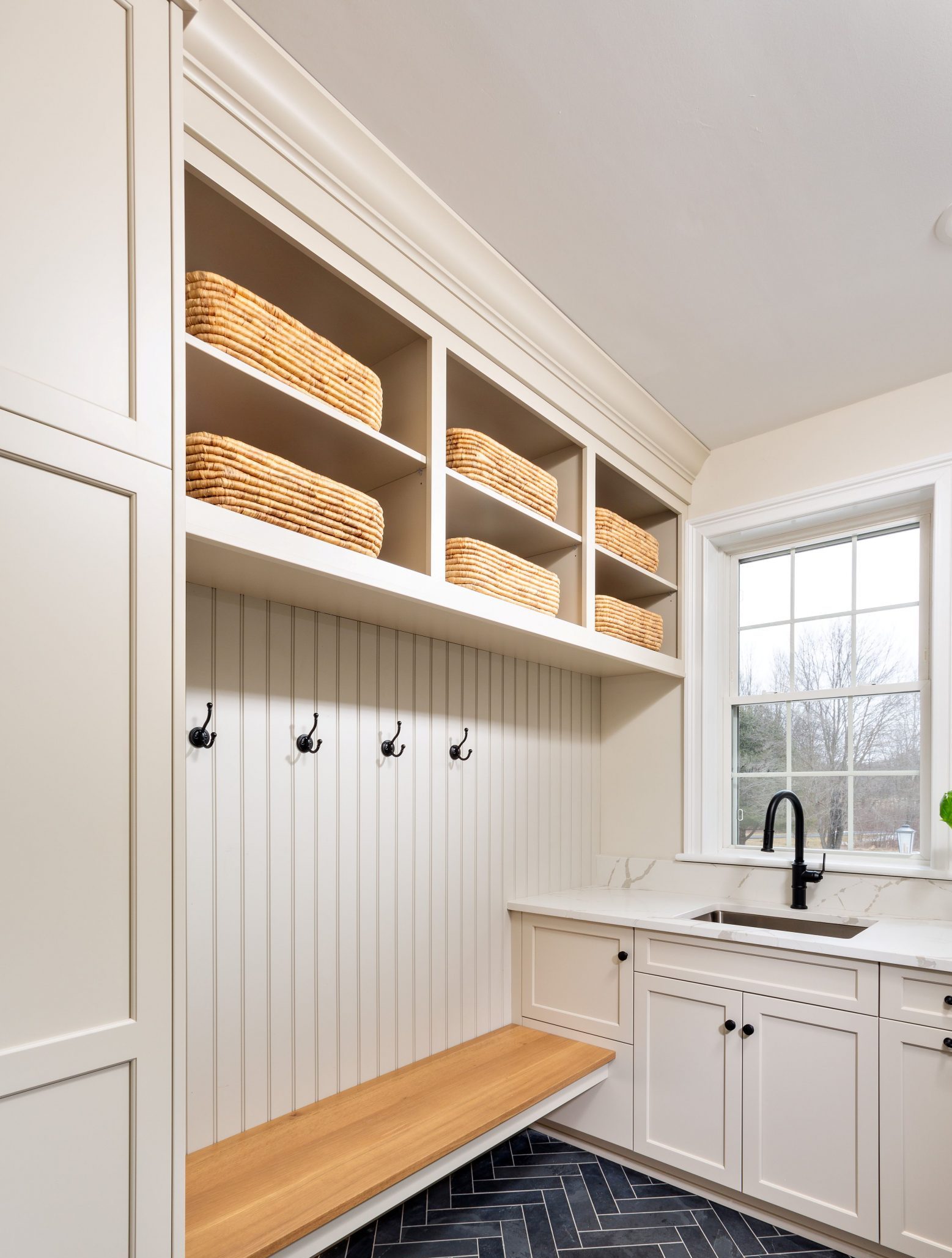 mudroom and laundry room renovation Burnt Hills NY